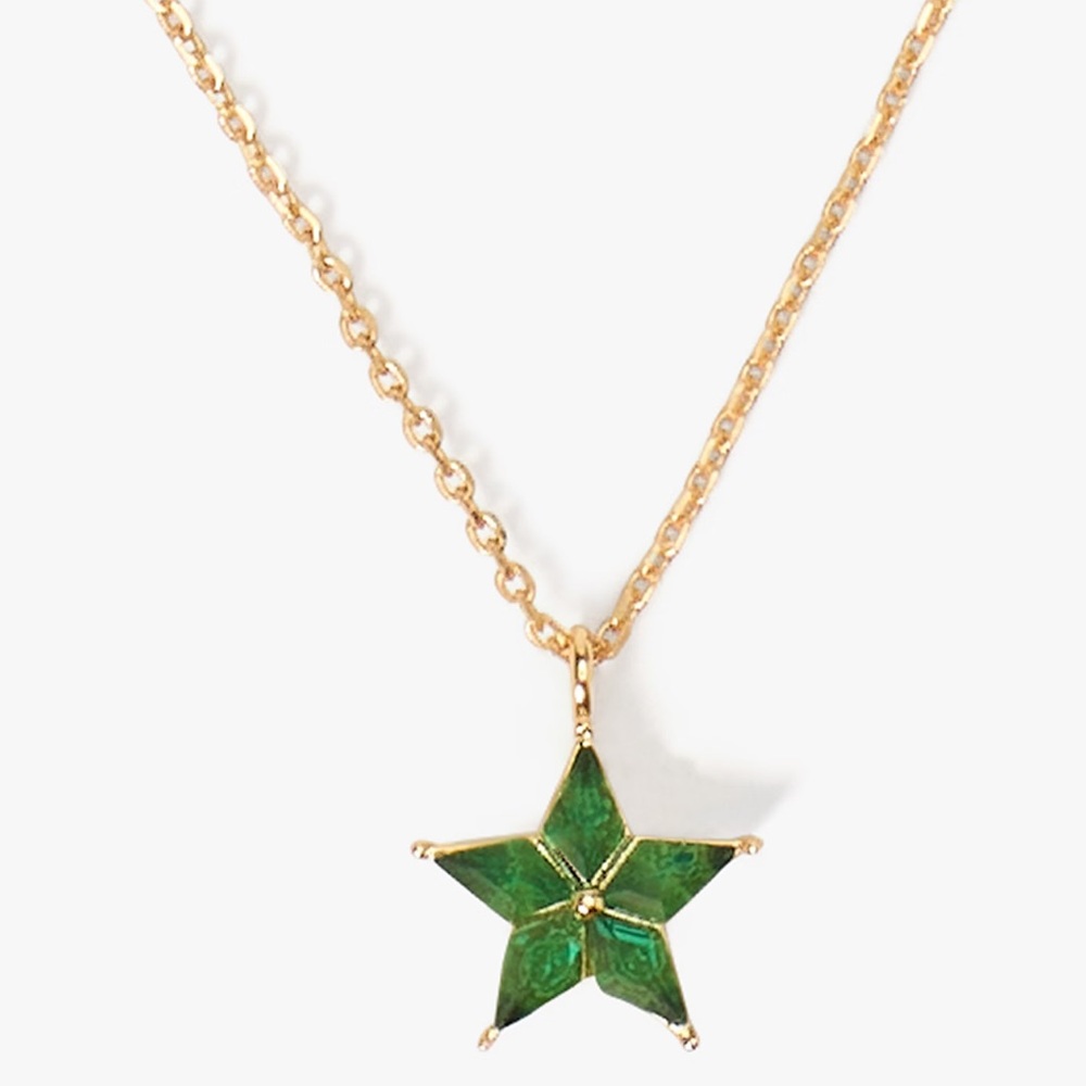 $58 Kate Spade Cosmos Star Pendant Emerald